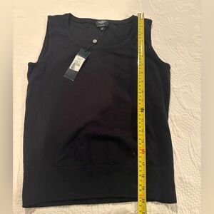 Talbots Classic Black Tank Top